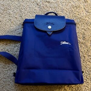 Longchamp Le Pliage Club Backpack - Cobalt Blue